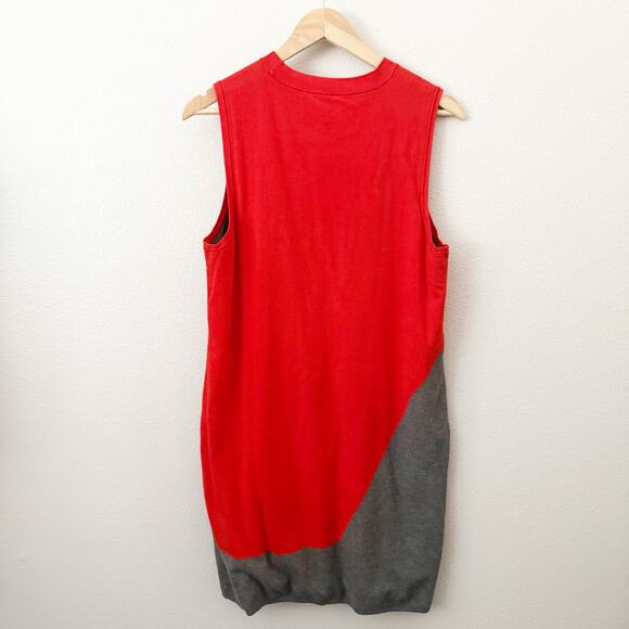 KATE SPADE | Saturday Sleeveless Orange Red Gray Dress Colorblock | Size XL - Picture 6 of 7